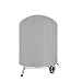 Grill Grill Cover Okrągły zagęszczenie grill Przykryj ogień na zewnątrz piekarnik Wodoodporne Oxford Cloth Treaving Brazier Brazier Stove Stove Anti Dust Covers (Color : DX0189, Size : 71x56cm)