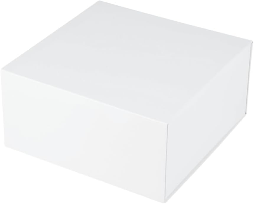 Magnetic Gift Box 15 Pack White Large Gift Box with Lids Closure in Bulk, Luxury Cardboard Gift Boxes for Presents,Bridesmaid Proposal,Packaging for Small Business,Parties,Bulk 10x10x5 10x10x5 Inch (pack of 15) White