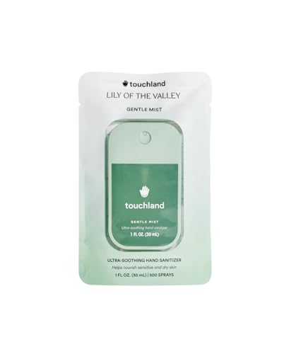 Image of Touchland Gentle Mist Ultra-Soothing Hand Sanitizer Spray, Lily Of The Valley scented, 1FL. OZ. Travel Size