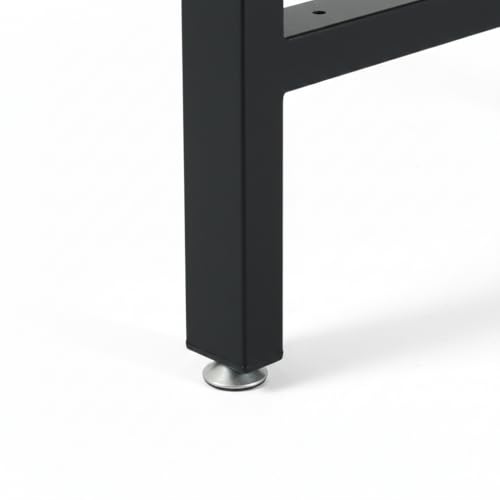 Image of Solid Wood Top & Metal Legs Study Table | Office Desk | Kids Table | Working Desk | Computer Table for Library | Office | Kids Room | Study Room | Living Room |