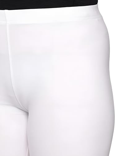 Image of Women's Stretchable Leggings Combo Pack (Black, White)