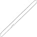 IGOBATA 14k Solid White Gold Box Chain Necklace for Women 0.7mm Width with Lobster Clasp Hypoallergenic Dainty Layering Chain Gift Ready 16Inch