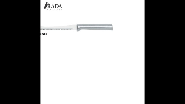 RADA Cutlery Tomato Slicer Knife, Black Handle, Pack of 2
