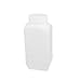 Lon0167 New 1500ml Plastic Featured Rectangle Sample reliable efficacy Reagent Bottle Sealling Canister White(id:dfe e5 0e 776)