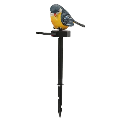 Lumières de figurines d'extérieur, décoration d'oiseaux d'extérieur | Lampe sur piquet LED oiseau | Lampe solaire de jardin sur piquet d'oiseau mignon, Figurine...