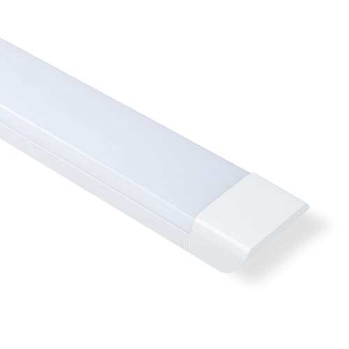 damastoreitalia Plafoniera LED 150cm 72W 7200lm con CCT Switch Luce Calda 3000K, Naturale 4000K, Fredda 6500K, Fascio 180°, IP20, Bianco – Lampada da Soffitto Lineare (1 PEZZO)