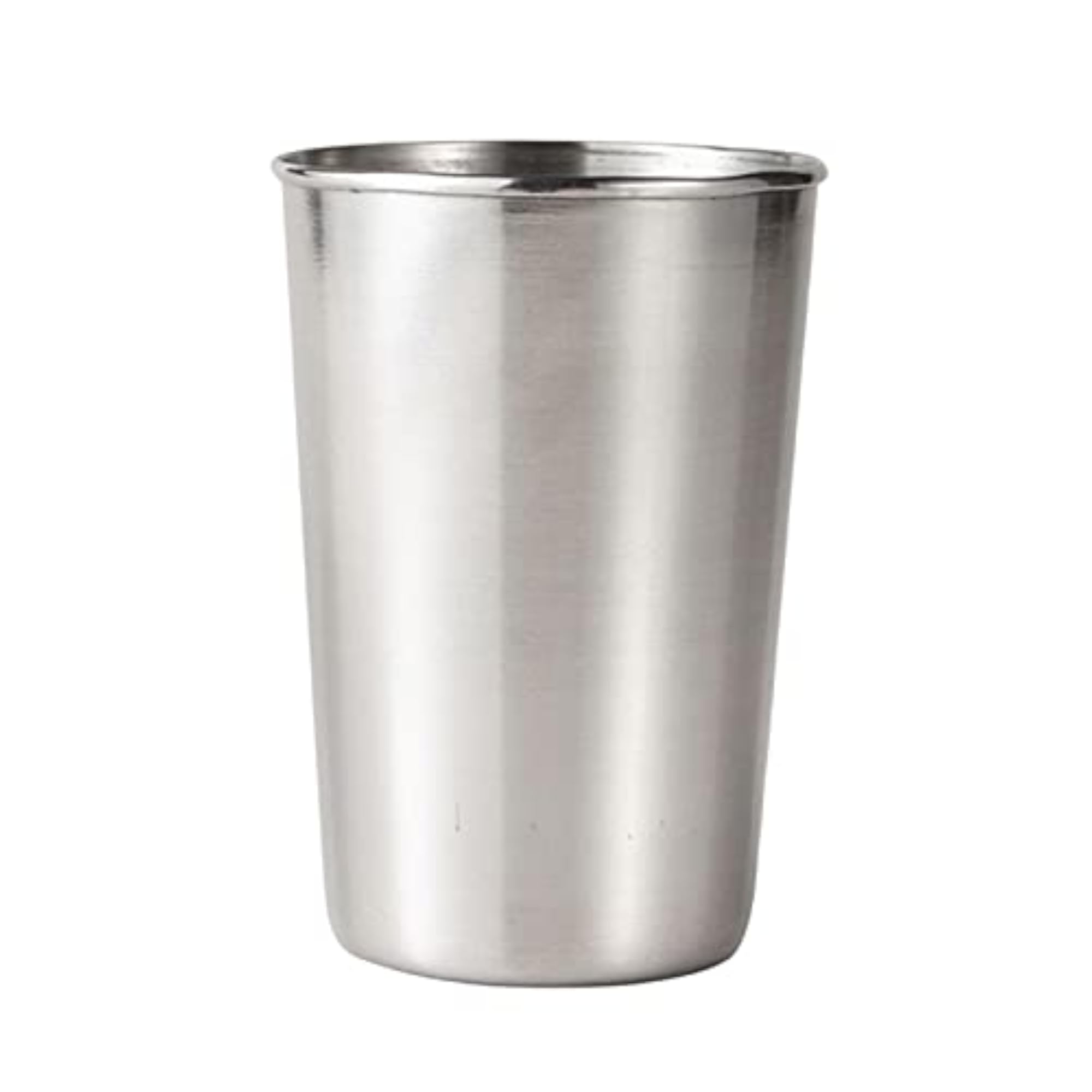 Unbreakable Metal Drinking Glasses Silver Mug