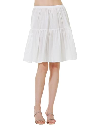 Image of BEAUTELICATE Half Slip Skirt Extender 100% Cotton Vintage Underskirt