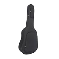【Stylish Appearance】Showcases a minimalist yet distinctive look in classic black that suits various tastes. Express your unique while enjoying reliable protection for your instrument 【Enhanced Protection】acoustic guitar bag features a thickened padde...