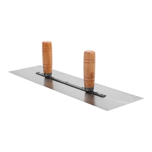 CANIGHT Llana Alisadora De Con Doble Mango De Madera Herramienta Multifuncional Para Rellenar Juntas y Acabado De Superficies Para Reparaciones Paredes y Hormigón