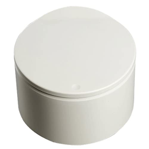YMXWFC Cubo de la Basura Mini Bote de Basura for Escritorio, Bote de Basura de 1,3 galones, Bote de Basura pequeño con Tapa for tocador de baño, automóvil o Mesa de café Papelera (Color : Beige)