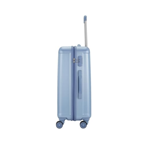 Image of Safari Aqua 56cm 4W Pearl Blue Trolley Bag with Dual Wheels