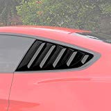 Photo 1 of OSIAS Rear Quarter Side Window Scoop Louvers Sun Shade Cover Wind Vent Air Deflector Decoration Exterior Accessories for Ford Mustang 2015-2022,2PCS