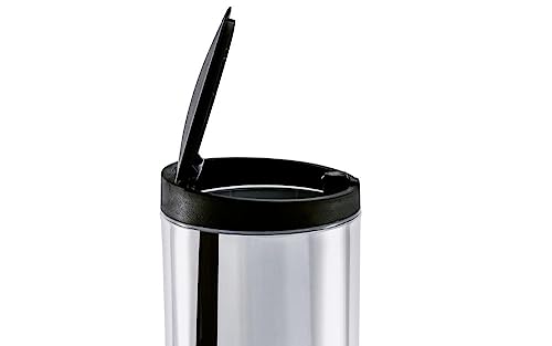 Lixeira Press com Tampa, 4L, Aço Inox, Brinox