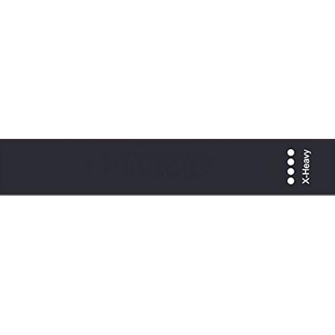 Resistance Exercise Loop Band Perfect for Yoga, Pilates, Gym, Fitness + More (1x Black - X-Heavy Band) Cover