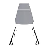 200系 ハイエース DX 標準 対応 カーゴキット S 荷室 棚 収納ラック 内装 カスタム パーツ [プロダックス] (3) グレー塗装×リアヒーター無し