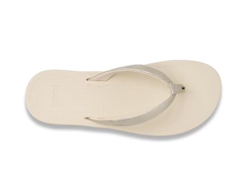 Image of Sanuk Womens Cosmic Shores | Water Resistant Flip Flops for Women | EVA Footbed With Arch Support | Women's Beach Sandals