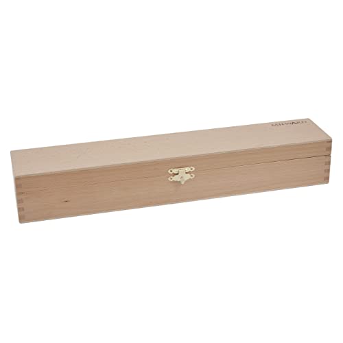Milward Knitting Pin Box - Premium Beech Wood - Needles & Accessory Secure Storage - 43.5 x 7 x 8cm - Image 3