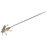 Conception antique : fabriquée en laiton avec une finition antique, cette aiguille à thé présente une forme unique, un charme artistique rustique, un outil de fabrication de thé, des outils d'aiguille à thé