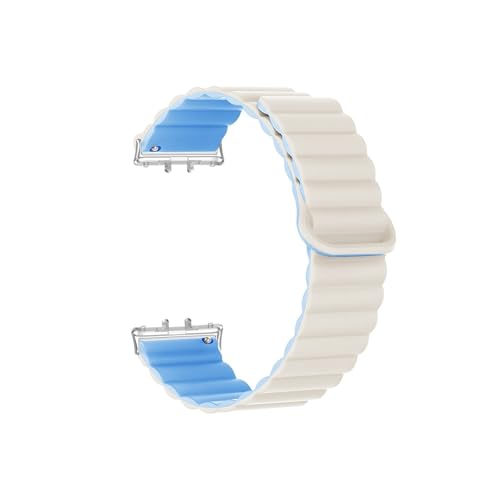 �V���J�Q�����[�v�o���h�ɓK������ Samsung Galaxy Fit 3(White-Blue)