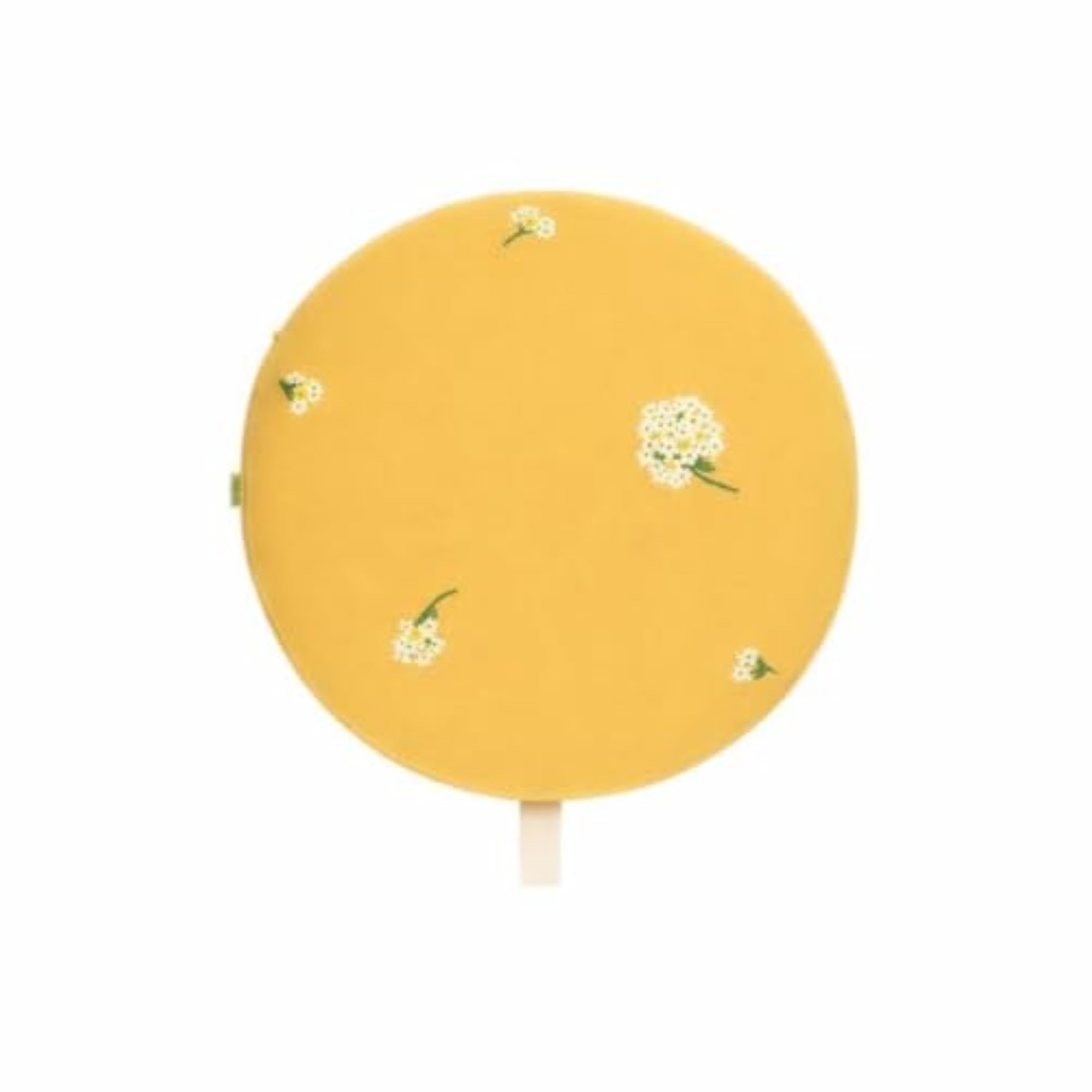 Round Corduroy Floor Cushion, Memory Soft Design