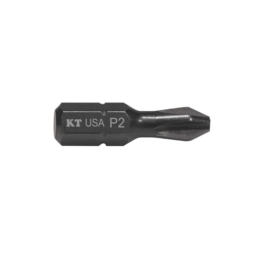 Klein Tools PH215 #2 Phillips Insert Power Driver, 1-Inch, Made in USA, 5-Pack
