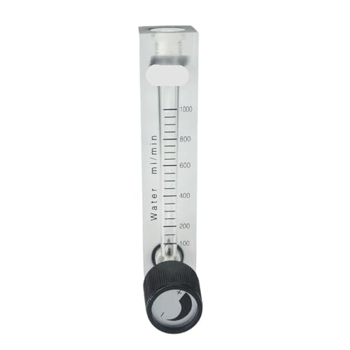Débitmètre d'eau 16-160mL/min rotamètre de précision avec valve 6mm - 4