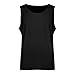 Custom Mens Tank Top Personalized Sleeveless Shirts with Photo Text Workout Tops Customize Gifts for Men, All Black