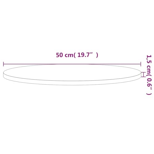 Plateau de table basse rond en hêtre pour remplacer un dessus de table usé