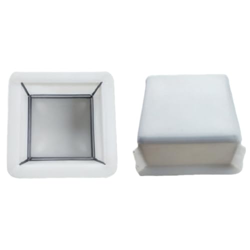 ZHAOQIN Moldes para Cemento Molde De Plástico For Pavimento De Jardín, Reutilizable, For Bricolaje, For Pavimento DeJardín(10x10x5cm)