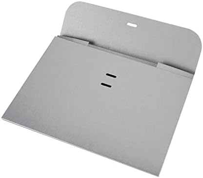 10Pcs Gift Envelopes Flat Present Box Cardboard with Ribbon Solid Color Textured Rectangle Present Boxes for Vouchers Christmas Birthday Wedding Invites Letters Accessories 24×18.5×0.8cm