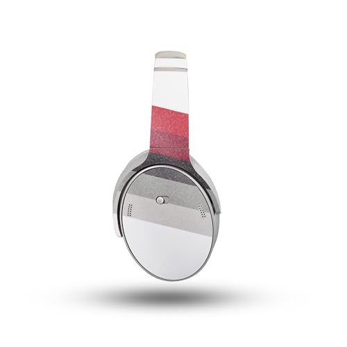 Image of Glossy Glitter Headphone Skin Compatible with Bose QuietComfort Headphones (2023) - Slant Stripes - Premium 3M Vinyl Protective Wrap Decal Cover - Easy to Apply | Crafted in The USA by MightySkins