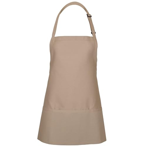 FAME Delta Plus Original Three Pocket Bib Apron - F10 - Khaki (WFA18158KH)