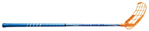 Salming 2018 OvalFusion Floorball Stick, 103 cm, Left, Navy/Orange