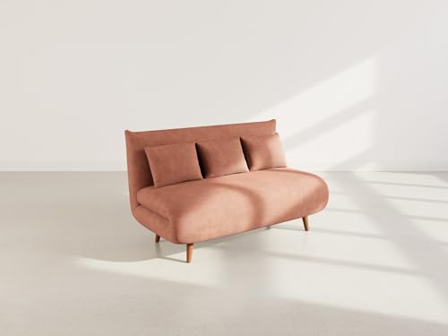 Banquette clic-clac velours côtelé coffre Lumi - Best Mobilier