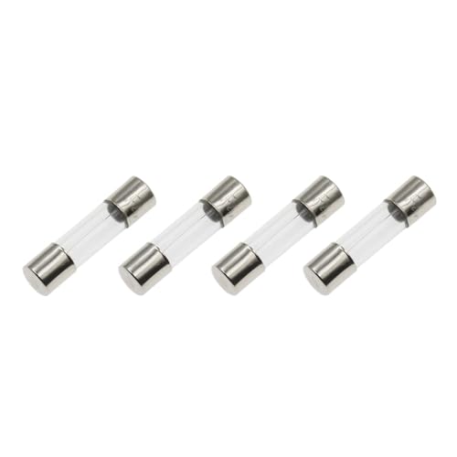 Fusible de vidrio 5x20mm 250V de acción rápida en paquete de 10 unidades para protección