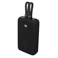kwmobile Silikon Hülle für Anker Zolo 2000mAh 45W Max Case - Powerbank Hülle für unterwegs - Tasche für Power Bank - Schwarz – Ansicht 7
