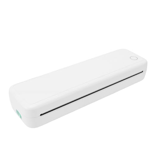 Image of Portable Thermal Printer, Wireless Bluetooth Mini A4 Printer with 2000mAh Battery No Ink Technology Compact Design for Travel Office Home