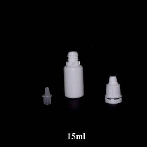 Homeo 15 Ml Milky Empty Seal Dropper Bottles, Homeopathy & Ayurvedic, Plastic Squeezable Dropper Bottles For Eye Drops & Lab Liquid (Pack Of 72), Off-White