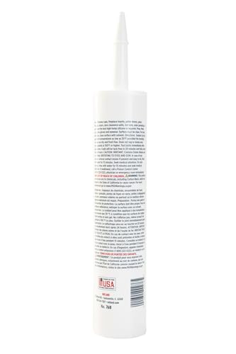 Rutland 600°F RTV High Heat Silicone Sealant Black, USA-Made High Temperature Gasket Maker Adhesive - UV Stable, Oil Resistant & Non-Corrosive