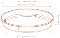 Clever Pots Plant Pot Saucers, Pack of 5, For use with Medium and Large Easy Release Pots, Indoor and Outdoor Plastic Plant Saucer, Weather Resistant & Lightweight Plant Saucers, Terracotta (503881)