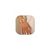Multilayer Bracelet Gold Stackable Minimalism Bracelet Jewelry Set Gold Polished Thick Bracelets for Women Trendy Jewelry（Gold03）