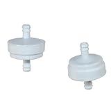 HQRP 2 Pack Fuel Filter Replacement for Briggs & Stratton 394358 394358B 394358S 5849603-01 4112