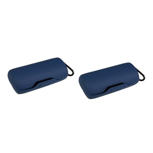 Étui silicone pour écouteurs sans fil OSALADI bleu foncé antichoc