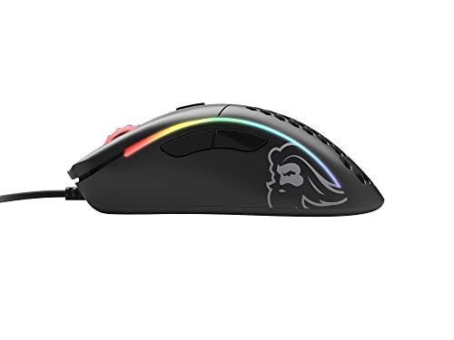 Glorious Gaming Mouse - Glorious Model D Minus Honeycomb Mouse - Superlight Rgb Pc Mouse - 62 G - Matte Black Wired Mouse #TOP4
