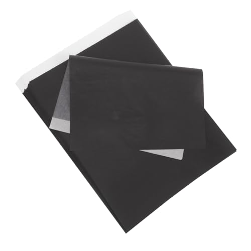 ERINGOGO Transfer Copy Sheets 100 Sheets Black Tracing Paper for Crafts Tissue Paper Bulk