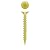 (2000) 8x3 Phillips Bugle Head Coarse Thread Exterior Yellow Zinc Deck Screw #138189