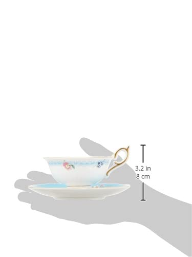 Wedgwood Wonderlust Apple Blossom Teacup & Saucer Set, 5 Oz #TOP6