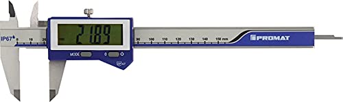 CALIBRE PIE DE REY DIN 862 IP67 150 MM DIGITAL CON TORNILLO