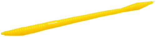 Zoom Trick Worm-Pack of 20 (Yellow, 6.75-Inch)